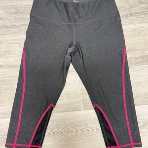 Gray and Pink Women’s Leggings